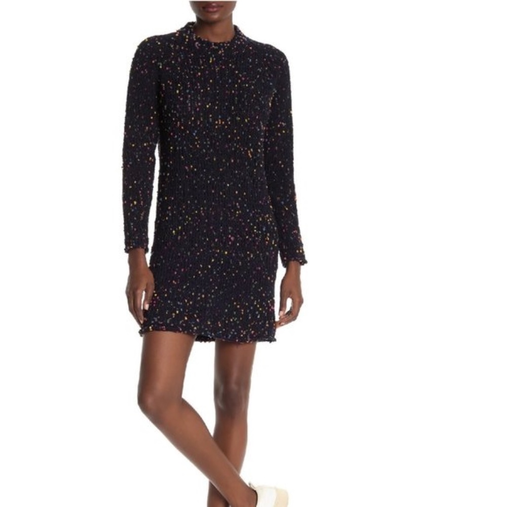 Cotton Emporium Cozy Speckled Sweater Dress